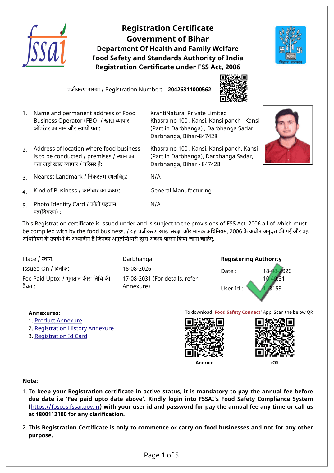 Business Licence